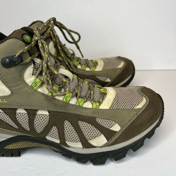 Merrell Womens Siren Ventilator Mid GTX  J16042 Olive/Brown Sz 9.5M Hiking/Trail - Picture 12 of 16